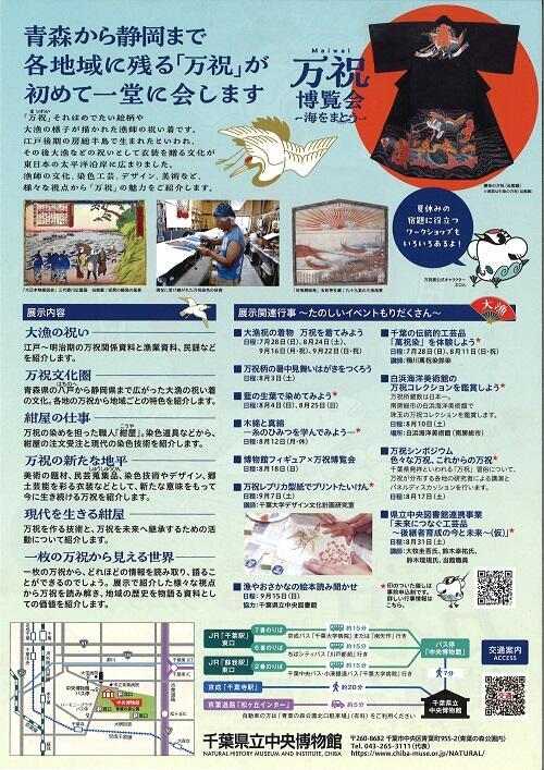博物館展示チラシ裏